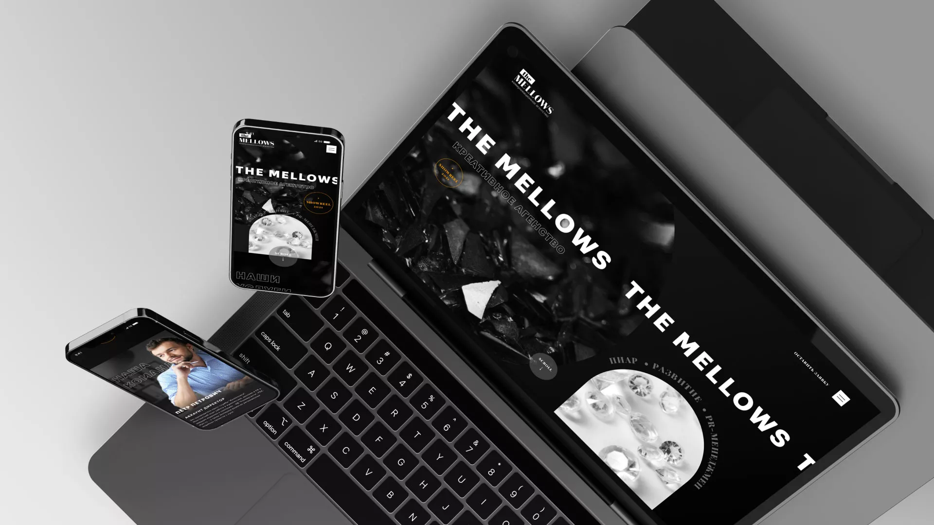 Разработка сайта креативного агентства «The Mellows» в Кондопоге