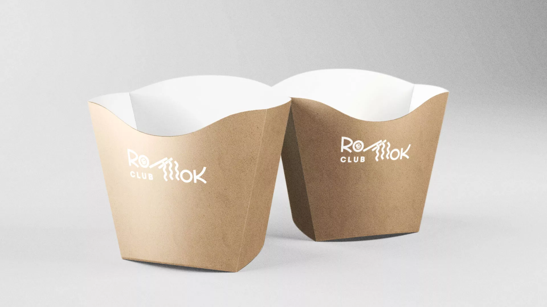 Создание логотипа суши-бара «Roll Wok Club» в Кондопоге