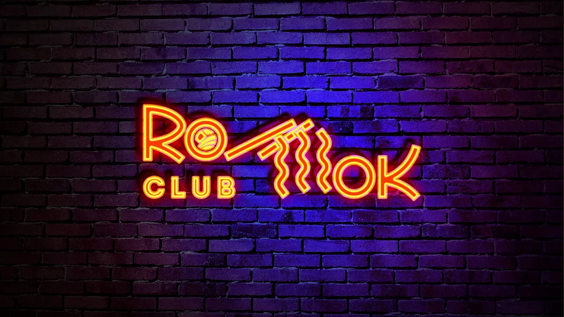 Разработка интерьерной вывески суши-бара «Roll Wok Club» в Кондопоге